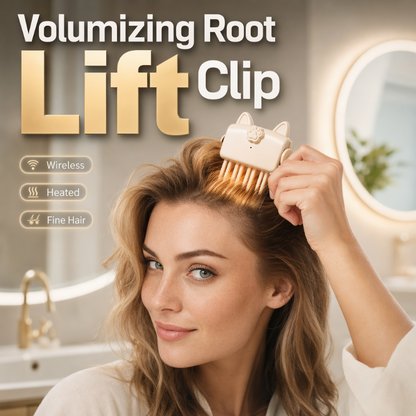 Cordless Heated Root Volumizing Clip – Instant Hair Lift