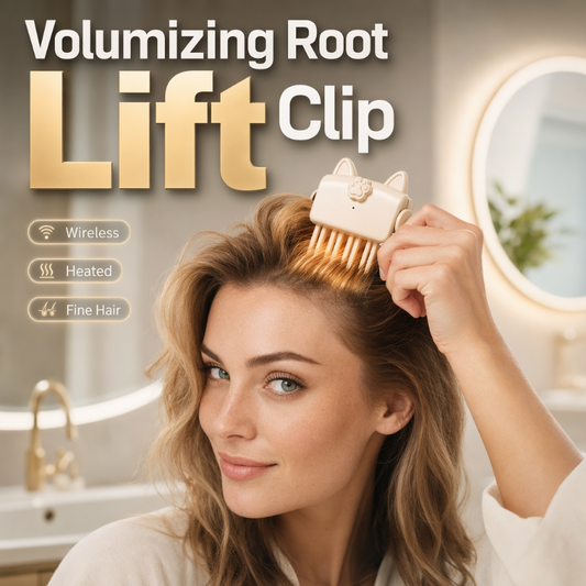 Cordless Heated Root Volumizing Clip – Instant Hair Lift