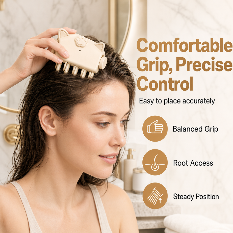 Cordless Heated Root Volumizing Clip – Instant Hair Lift