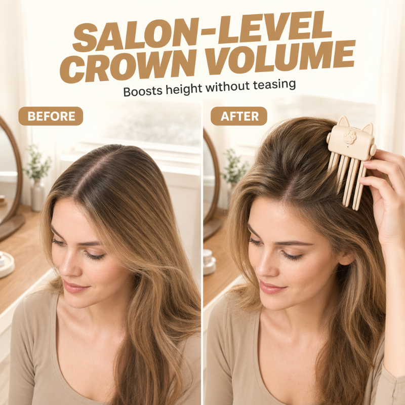Cordless Heated Root Volumizing Clip – Instant Hair Lift