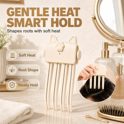 Cordless Heated Root Volumizing Clip – Instant Hair Lift